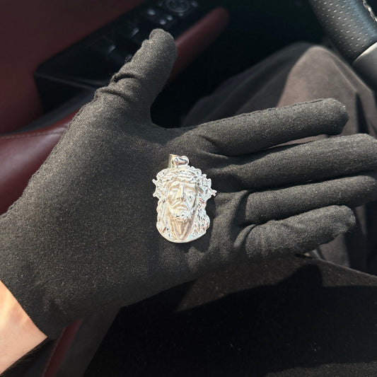 .925 silver jesus pedant