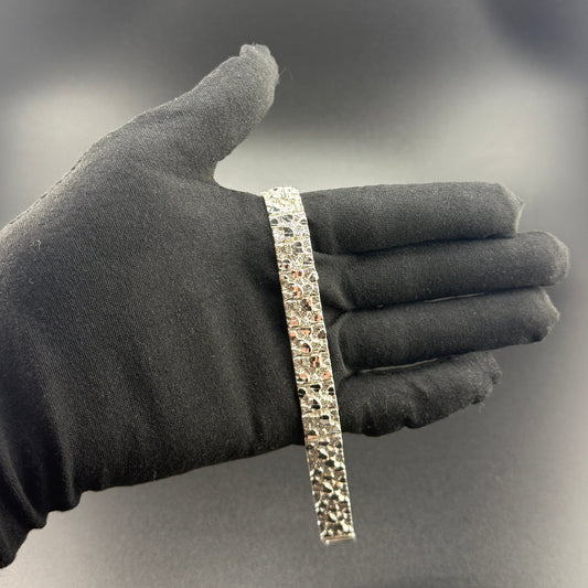 .925 silver nugget bracelet
