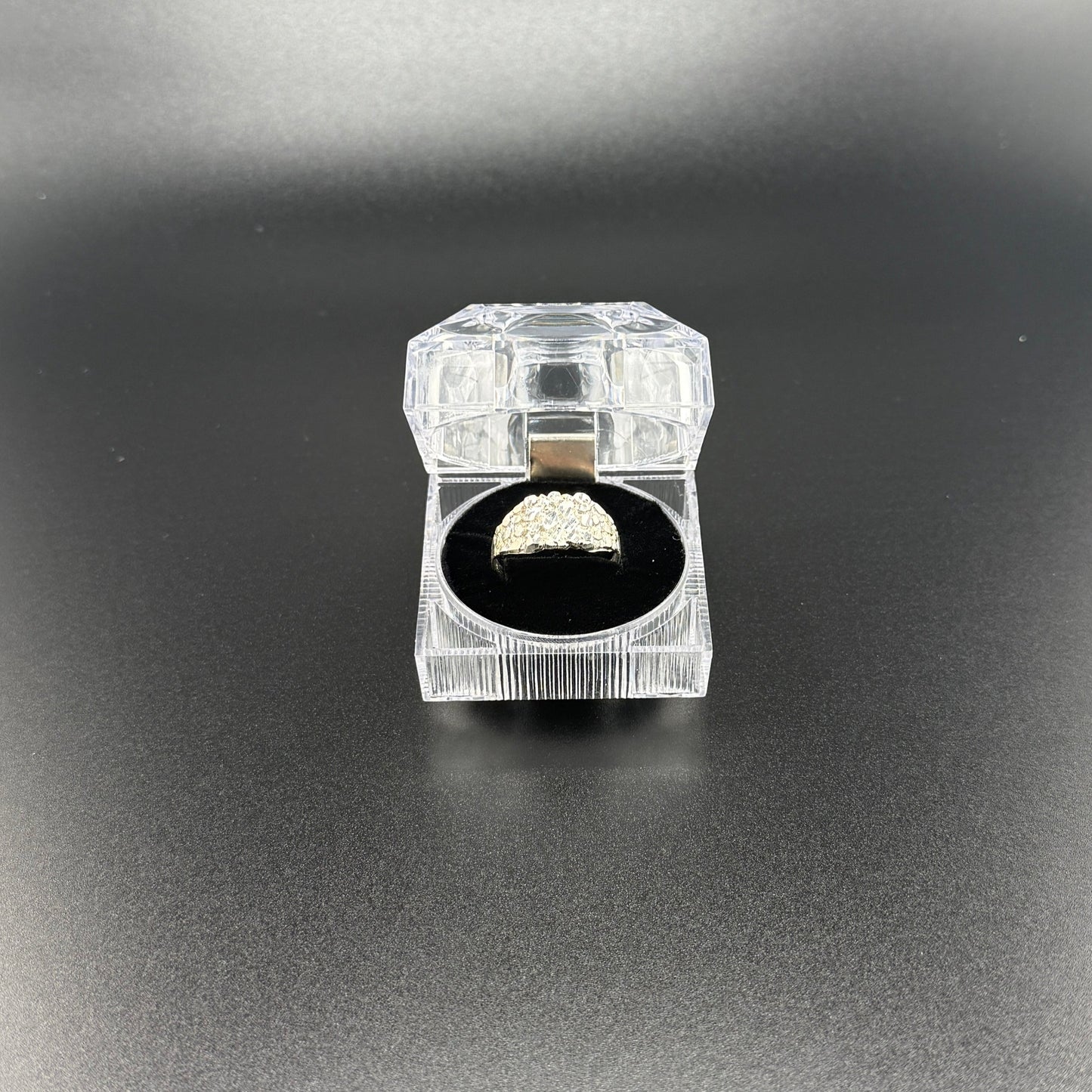 .925 silver classic nugget ring