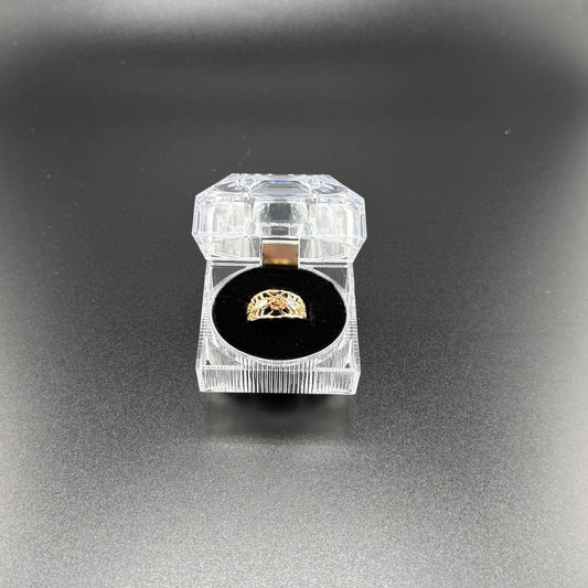 14k gold rose ring